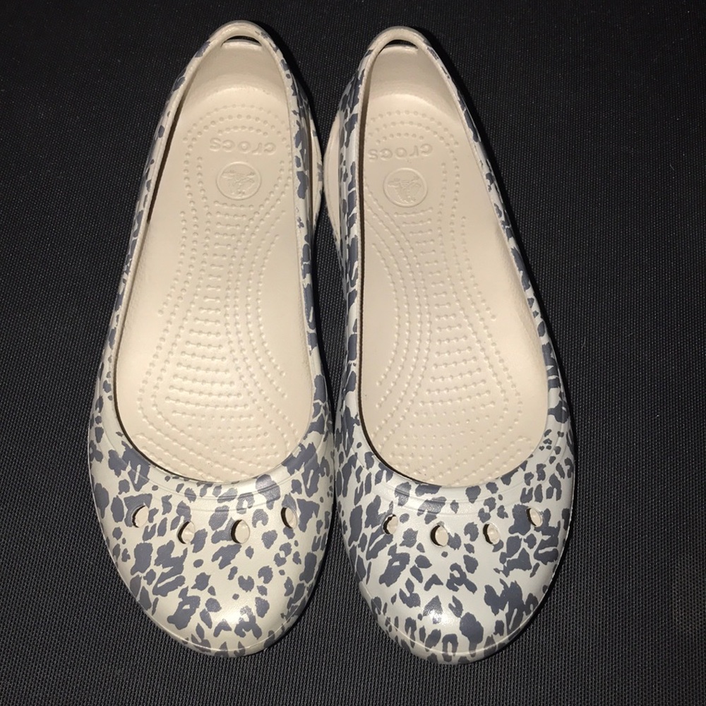Croc Dress Ballet Flats
